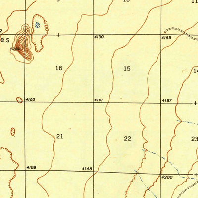 United States Geological Survey Desert, NM-TX (1943, 62500-Scale) digital map