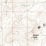 United States Geological Survey Desert Peak, NV (1986, 24000-Scale) digital map