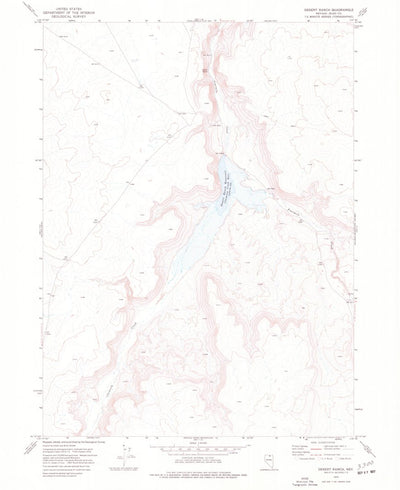 United States Geological Survey Desert Ranch, NV (1974, 24000-Scale) digital map