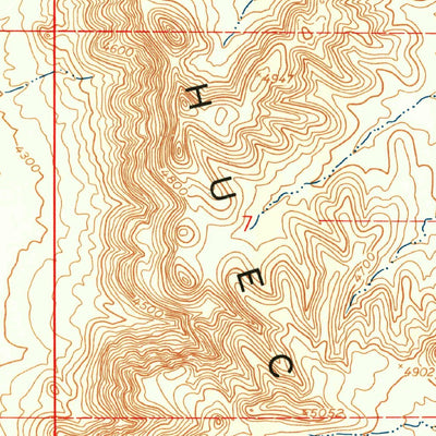 United States Geological Survey Desert SE, NM-TX (1955, 24000-Scale) digital map