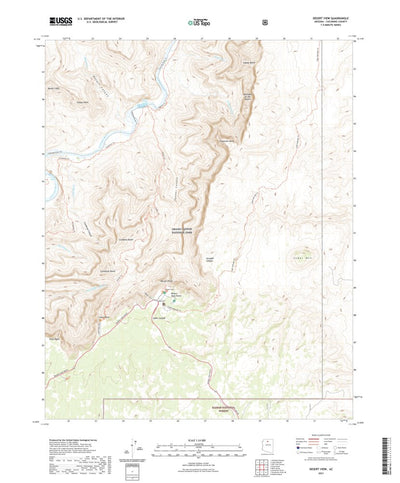 United States Geological Survey Desert View, AZ (2021, 24000-Scale) digital map
