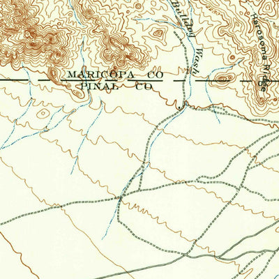 United States Geological Survey Desert Well, AZ (1904, 62500-Scale) digital map