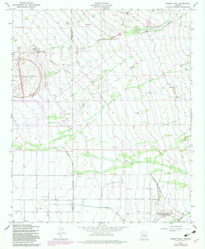United States Geological Survey Desert Well, AZ (1956, 24000-Scale) digital map