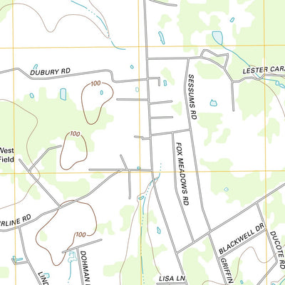 United States Geological Survey Deserter Baygall, TX (2013, 24000-Scale) digital map