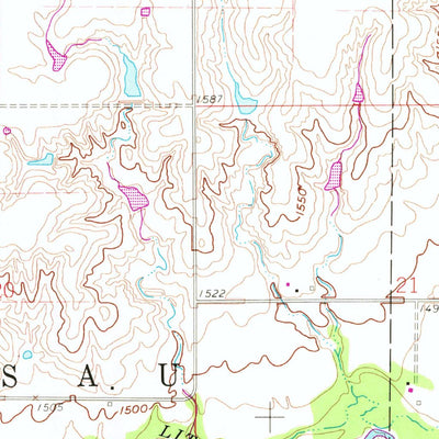 United States Geological Survey Deshler, NE (1960, 24000-Scale) digital map