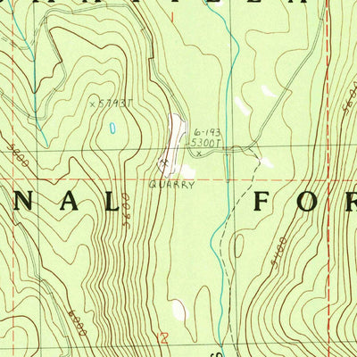 United States Geological Survey Desolation Butte, OR (1988, 24000-Scale) digital map