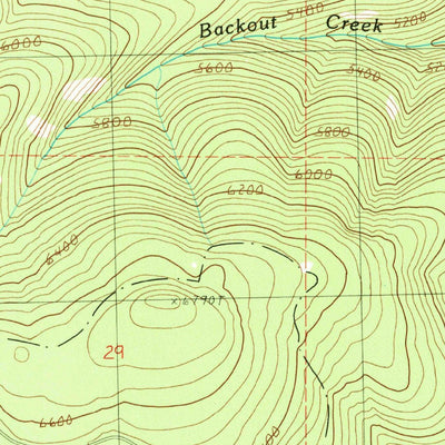 United States Geological Survey Desolation Butte, OR (1988, 24000-Scale) digital map