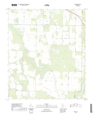 United States Geological Survey Desser, GA (2020, 24000-Scale) digital map