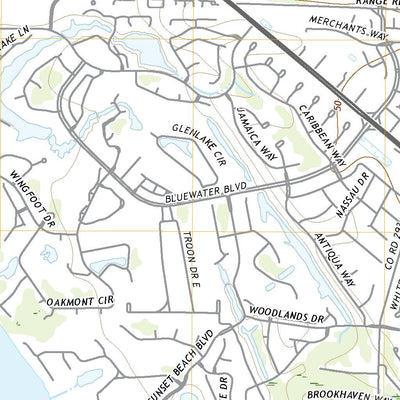 United States Geological Survey Destin, FL (2021, 24000-Scale) digital map