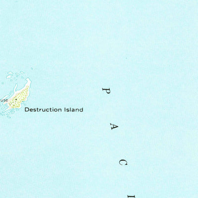 United States Geological Survey Destruction Island, WA (1956, 62500-Scale) digital map