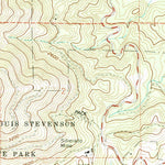 United States Geological Survey Detert Reservoir, CA (1993, 24000-Scale) digital map