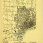 United States Geological Survey Detroit, MI (1924, 62500-Scale) digital map