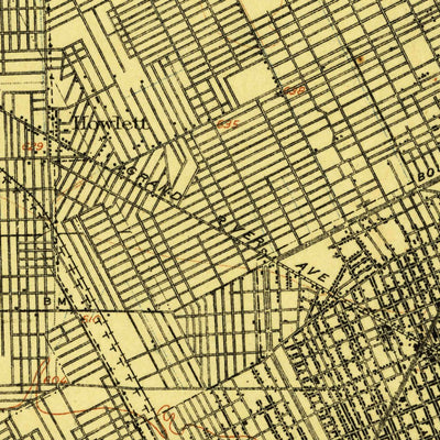 United States Geological Survey Detroit, MI (1924, 62500-Scale) digital map