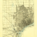 United States Geological Survey Detroit, MI (1934, 62500-Scale) digital map