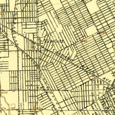 United States Geological Survey Detroit, MI (1934, 62500-Scale) digital map