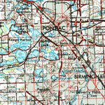 United States Geological Survey Detroit, MI (1961, 250000-Scale) digital map