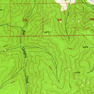 United States Geological Survey Detroit, OR (1956, 62500-Scale) digital map