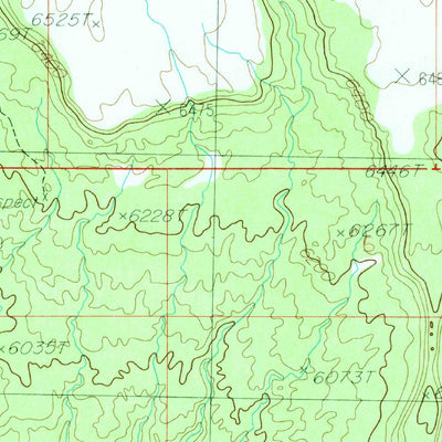 United States Geological Survey Devil Mesa, UT (1985, 24000-Scale) digital map