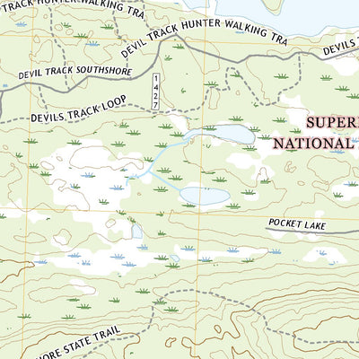 United States Geological Survey Devil Track Lake, MN (2019, 24000-Scale) digital map