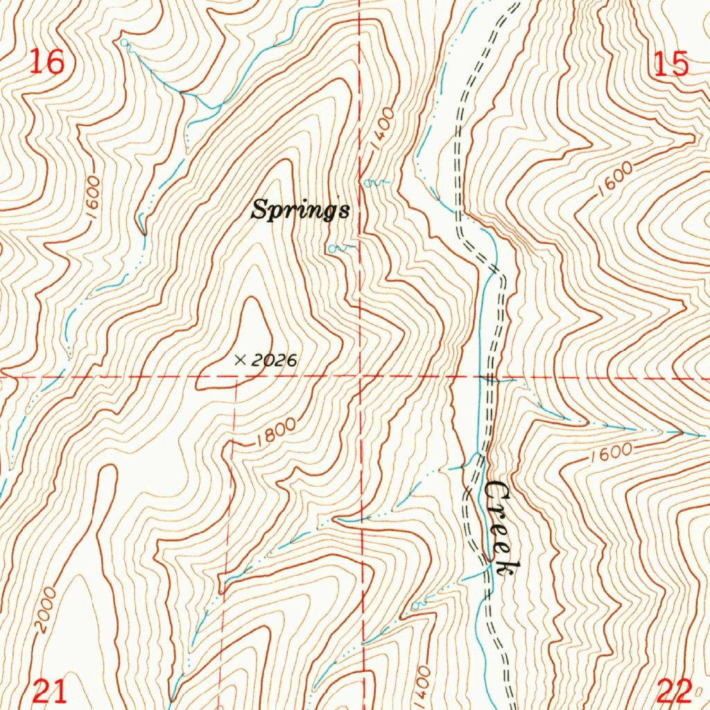 Devils Backbone OR 1970 24000 Scale - United States Geological Survey Devils Backbone Or 1970 24000 Scale Digital Map 37050121027740 