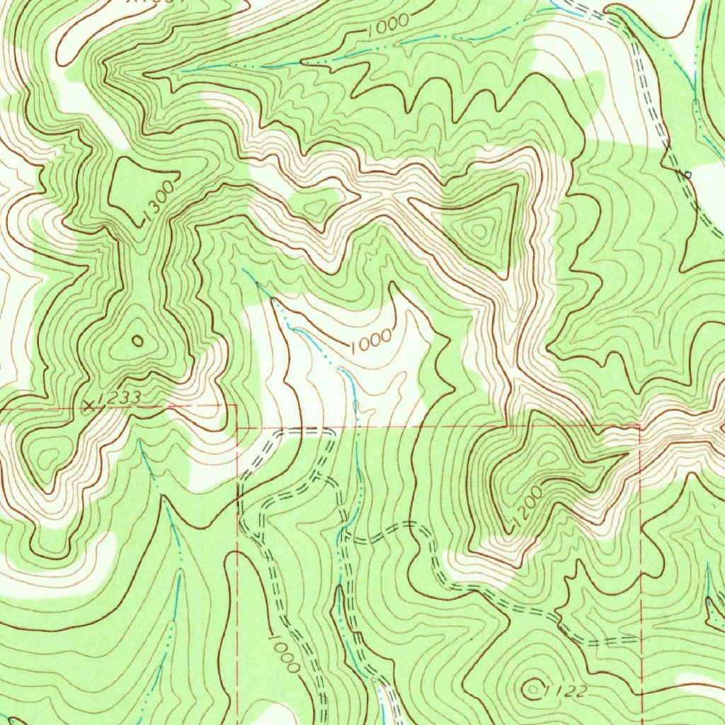Devils Backbone TX 1963 24000 Scale - United States Geological Survey Devils Backbone Tx 1963 24000 Scale Digital Map 37055280119964 