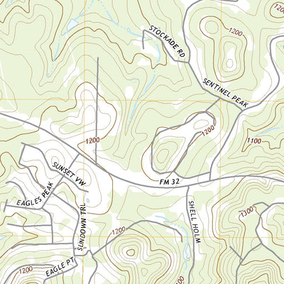 United States Geological Survey Devils Backbone, TX (2022, 24000-Scale) digital map
