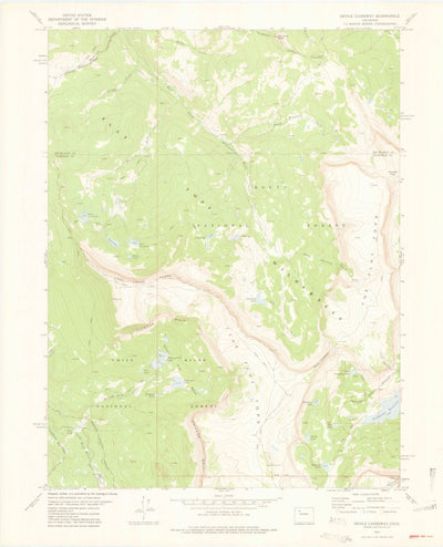 United States Geological Survey Devils Causeway, CO (1977, 24000-Scale) digital map