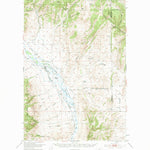 United States Geological Survey Devils Fence, MT (1950, 62500-Scale) digital map