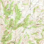 United States Geological Survey Devils Fence, MT (1950, 62500-Scale) digital map