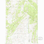 United States Geological Survey Devils Fence, MT (1986, 24000-Scale) digital map