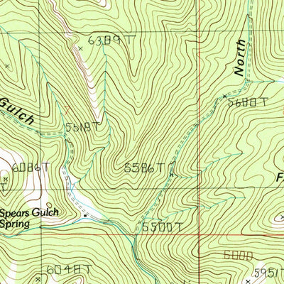 United States Geological Survey Devils Fence, MT (1986, 24000-Scale) digital map