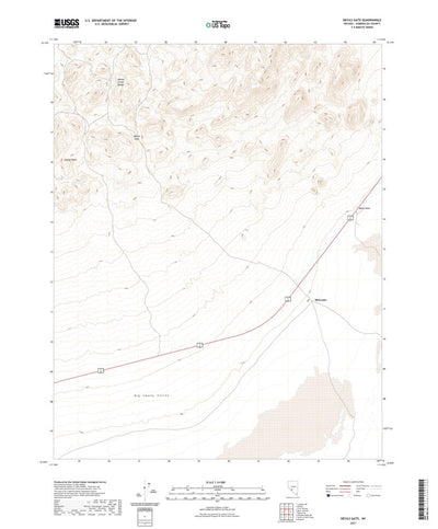 United States Geological Survey Devils Gate, NV (2021, 24000-Scale) digital map