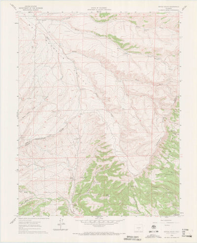 United States Geological Survey Devils Gulch, CO (1960, 24000-Scale) digital map