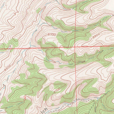 United States Geological Survey Devils Gulch, CO (1960, 24000-Scale) digital map
