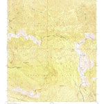 United States Geological Survey Devils Heart Peak, CA (1943, 24000-Scale) digital map
