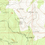 United States Geological Survey Devils Heel, OR (1990, 24000-Scale) digital map