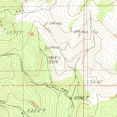 United States Geological Survey Devils Heel, OR (1990, 24000-Scale) digital map