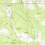 United States Geological Survey Devils Heel, OR (1990, 24000-Scale) digital map