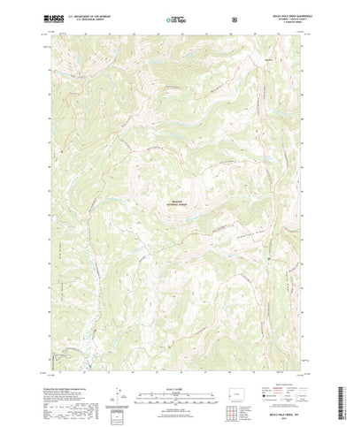 United States Geological Survey Devils Hole Creek, WY (2021, 24000-Scale) digital map