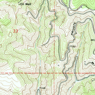 United States Geological Survey Devils Hole Gulch, CO (1966, 24000-Scale) digital map