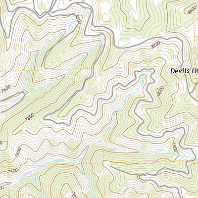 United States Geological Survey Devils Hole Gulch, CO (2022, 24000-Scale) digital map