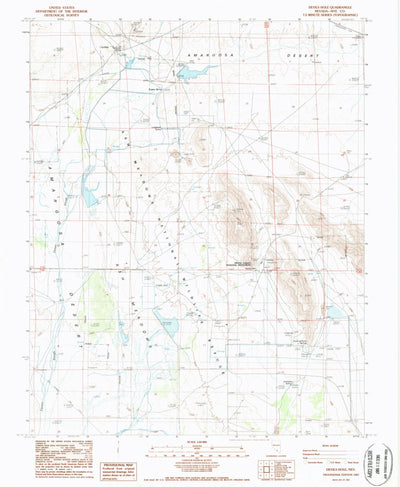 United States Geological Survey Devils Hole, NV (1987, 24000-Scale) digital map