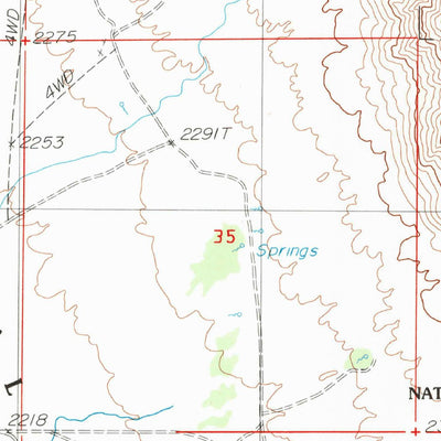 United States Geological Survey Devils Hole, NV (1987, 24000-Scale) digital map
