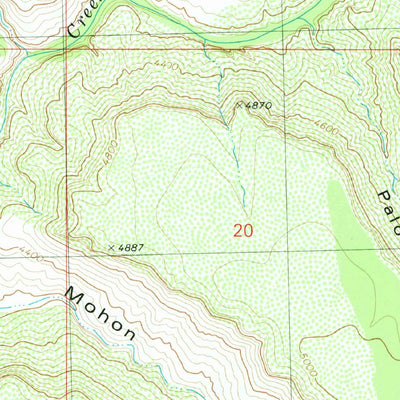 United States Geological Survey Devils Hump, AZ (1980, 24000-Scale) digital map