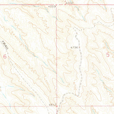 United States Geological Survey Devils Kitchen, WY (1960, 24000-Scale) digital map