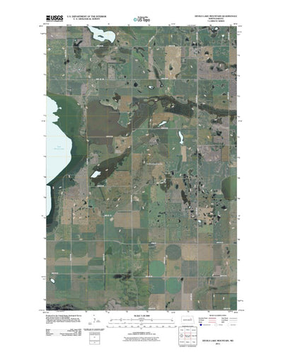 United States Geological Survey Devils Lake Mountain, ND (2011, 24000-Scale) digital map
