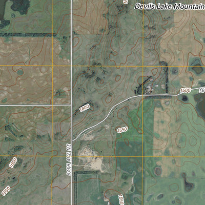 United States Geological Survey Devils Lake Mountain, ND (2011, 24000-Scale) digital map