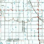 United States Geological Survey Devils Lake, ND (1953, 250000-Scale) digital map