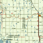 United States Geological Survey Devils Lake, ND (1956, 250000-Scale) digital map