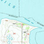United States Geological Survey Devils Lake, ND (1994, 24000-Scale) digital map